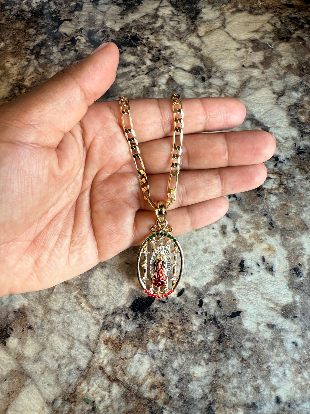 Cadena de la virgen de Guadalupe