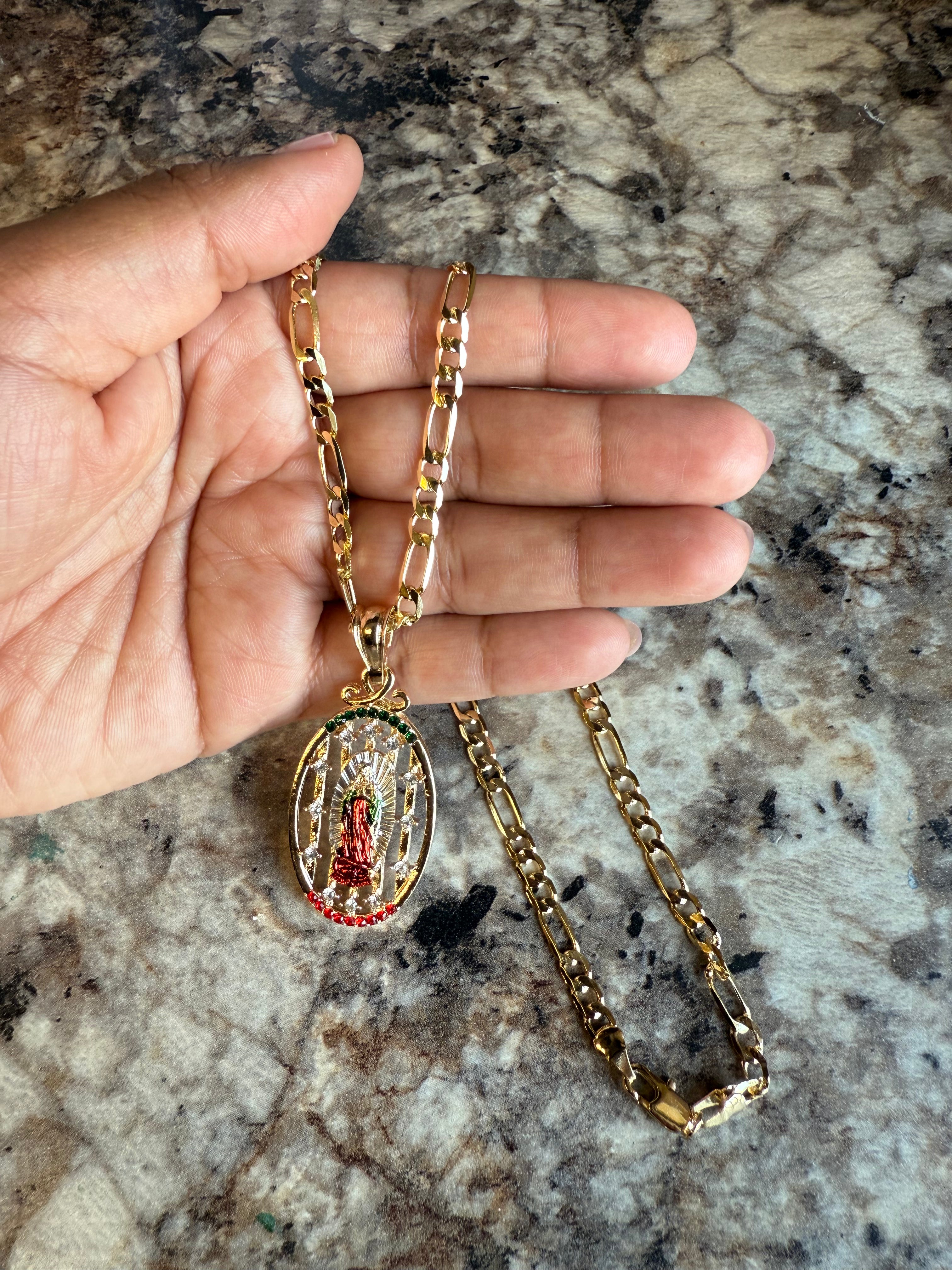 Cadena de la virgen de Guadalupe